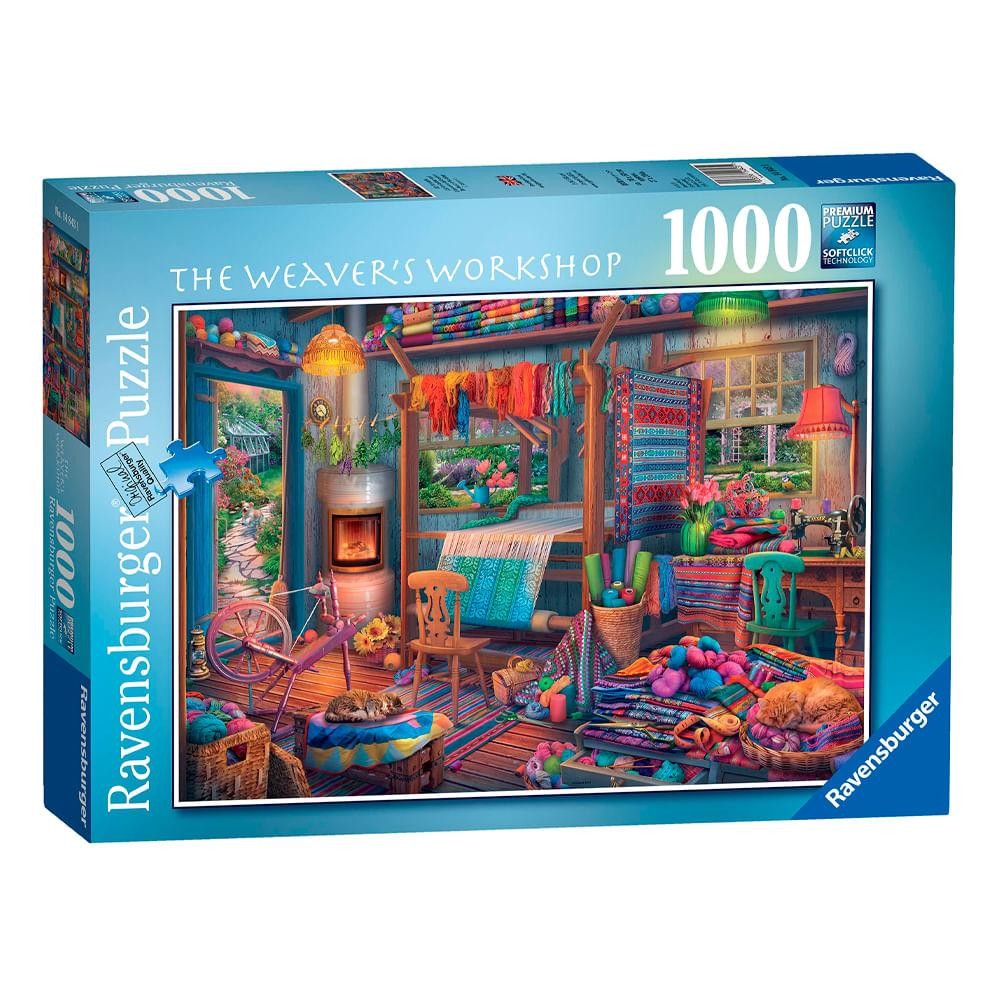 Puzzle 1000 peças Tear do Tecelão - Importado - Ravensburger em Oferta na Shopee
