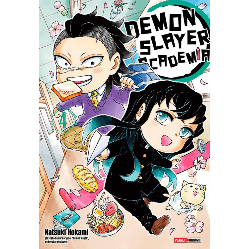 Mangá - Demon Slayer: Academia 04 - Novo/Lacrado em Oferta na Shopee
