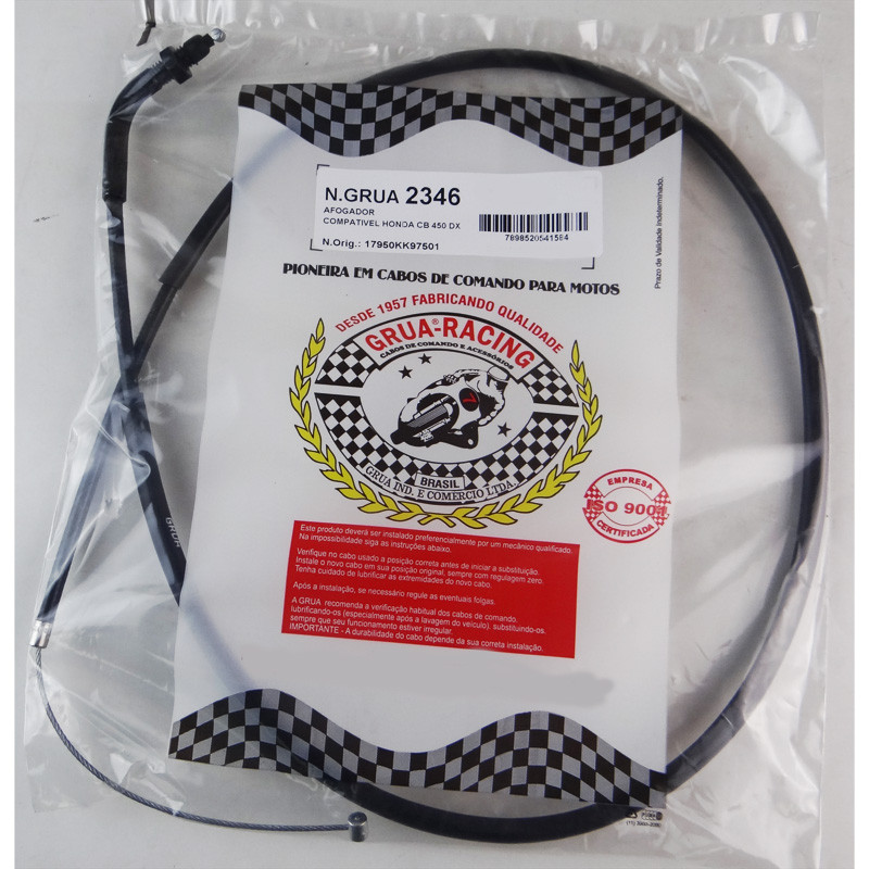 Cabo de Afogador Honda CB 450 DX Vai NO Punho de LUZ (grua)
