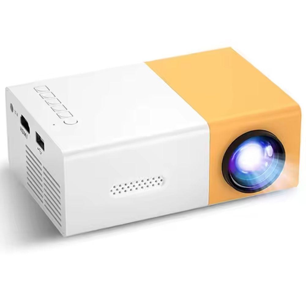 PROJETOR LED 60 POLEGADAS MINI PORTATIL FULL HD 1080P HDMI USB AV 600 LUMENS MULTIMIDIA CONTROLE