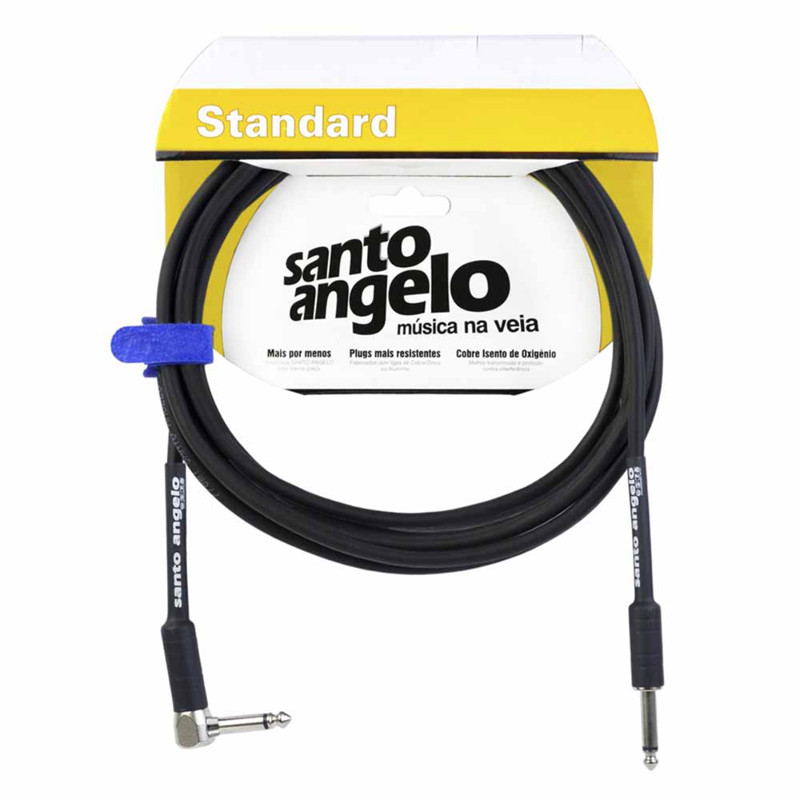 CABO SANTO ANGELO P10ML X P10M 0,30MM ANGEL L 10FT PRETO 3,05M