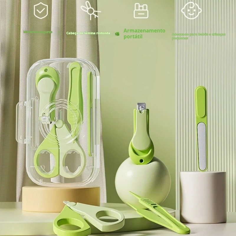 Aparador De Unhas Para Bebês Kits De Cuidados Com A Saúde Do Bebê Conjunto Para Cuidados Com As Unhas Do Bebê