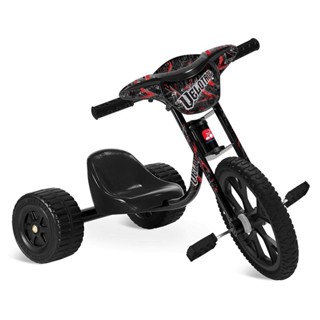Triciclo Infantil Radical Velotrol Speed Preto - Bandeirante em Oferta na Shopee