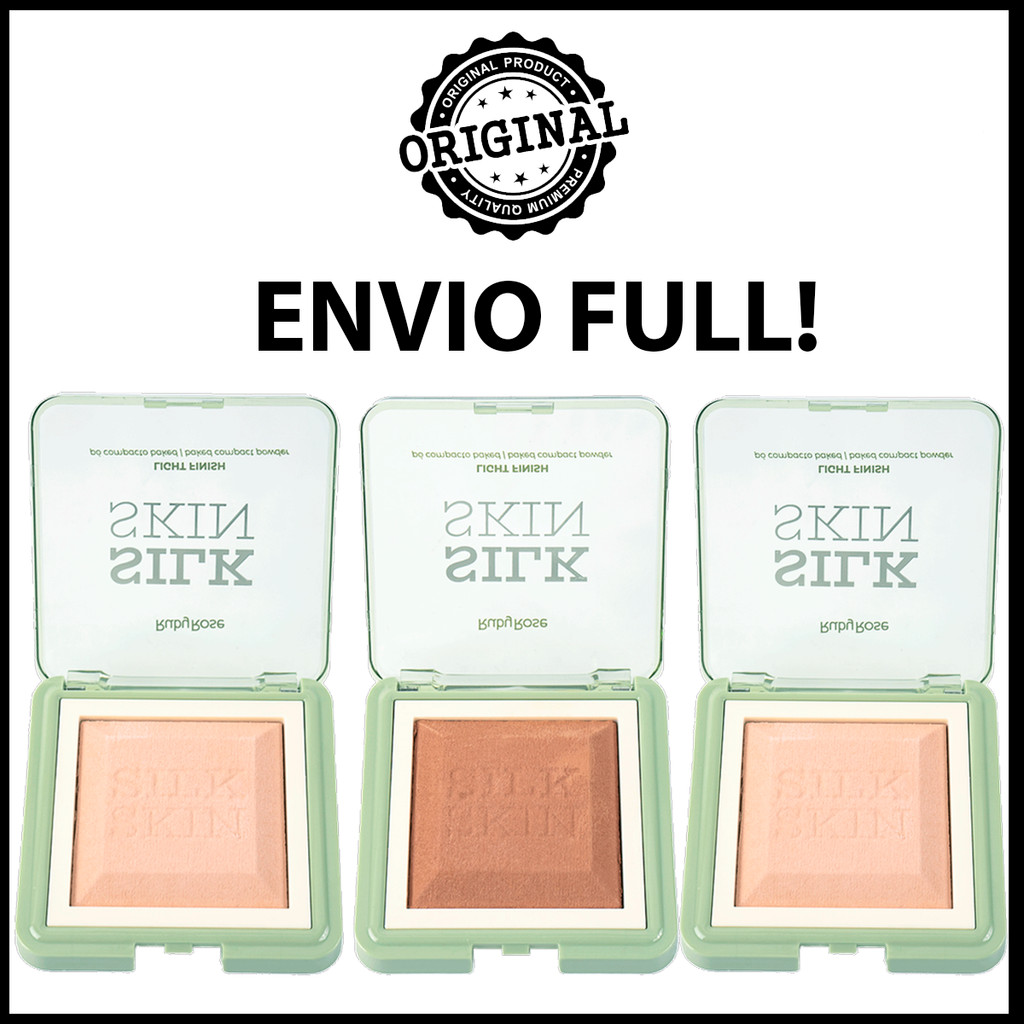 Po Compacto Ruby Rose Baked Light Finish Silk Skin HBM403-G1 em Oferta na Shopee