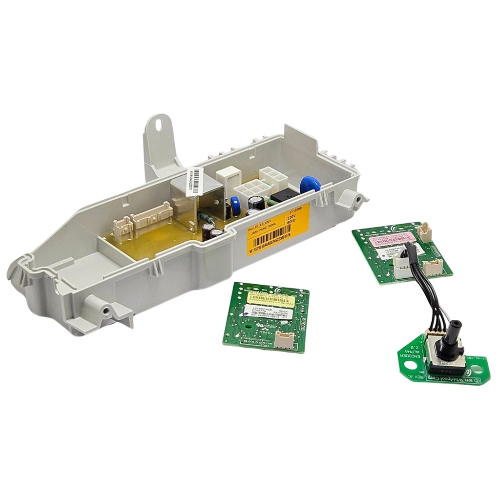 KIT PLACA  POTÊNCIA E INTERFACE LAVADORA BRAST 220V BWH/BWN15A