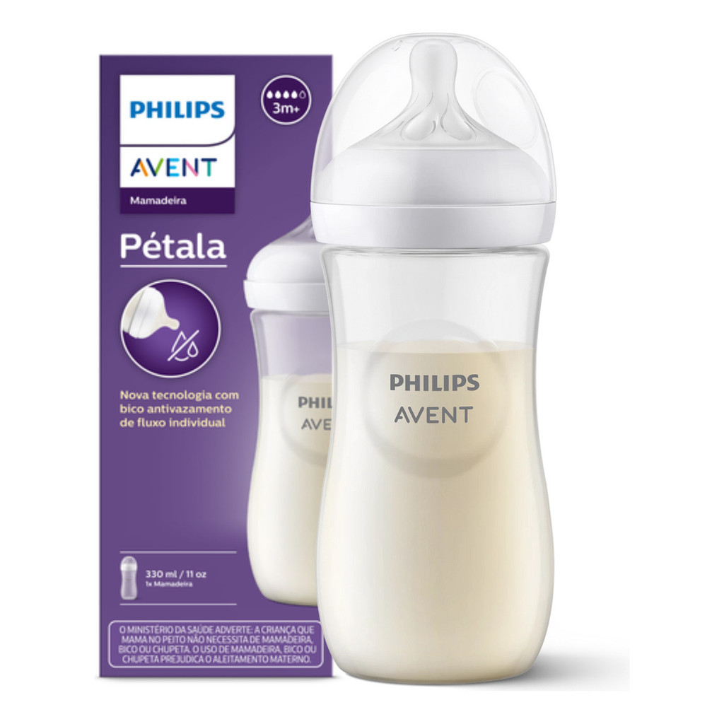 Philips Avent Pétala  Mamadeira 330ml Vedação Antivazamento