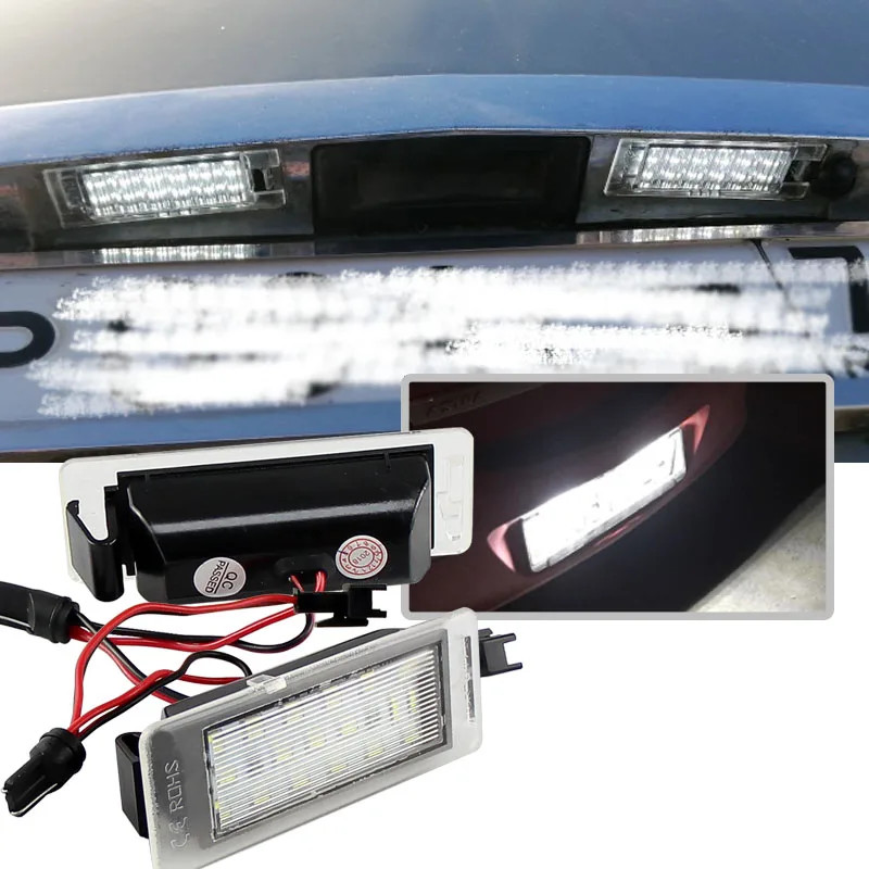 2 Pçs LED Lâmpada De Luz Da Placa De Identificação Para Opel Insignia sports Tourer Chevrolet Cruze 2010-2014