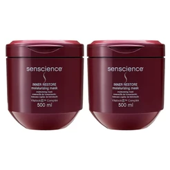 Kit Senscience Inner Restore Moisturizing - Máscara de Hidratação 500ml - 2 Unidades