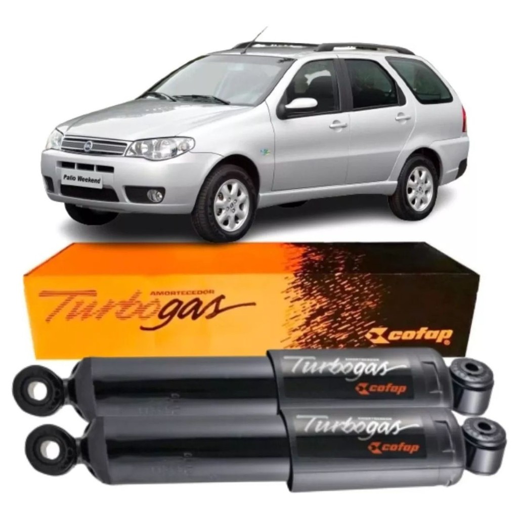 Par Amortecedor Traseiro Palio Weekend 96 A 2008 Novo Cofap em Oferta na Shopee