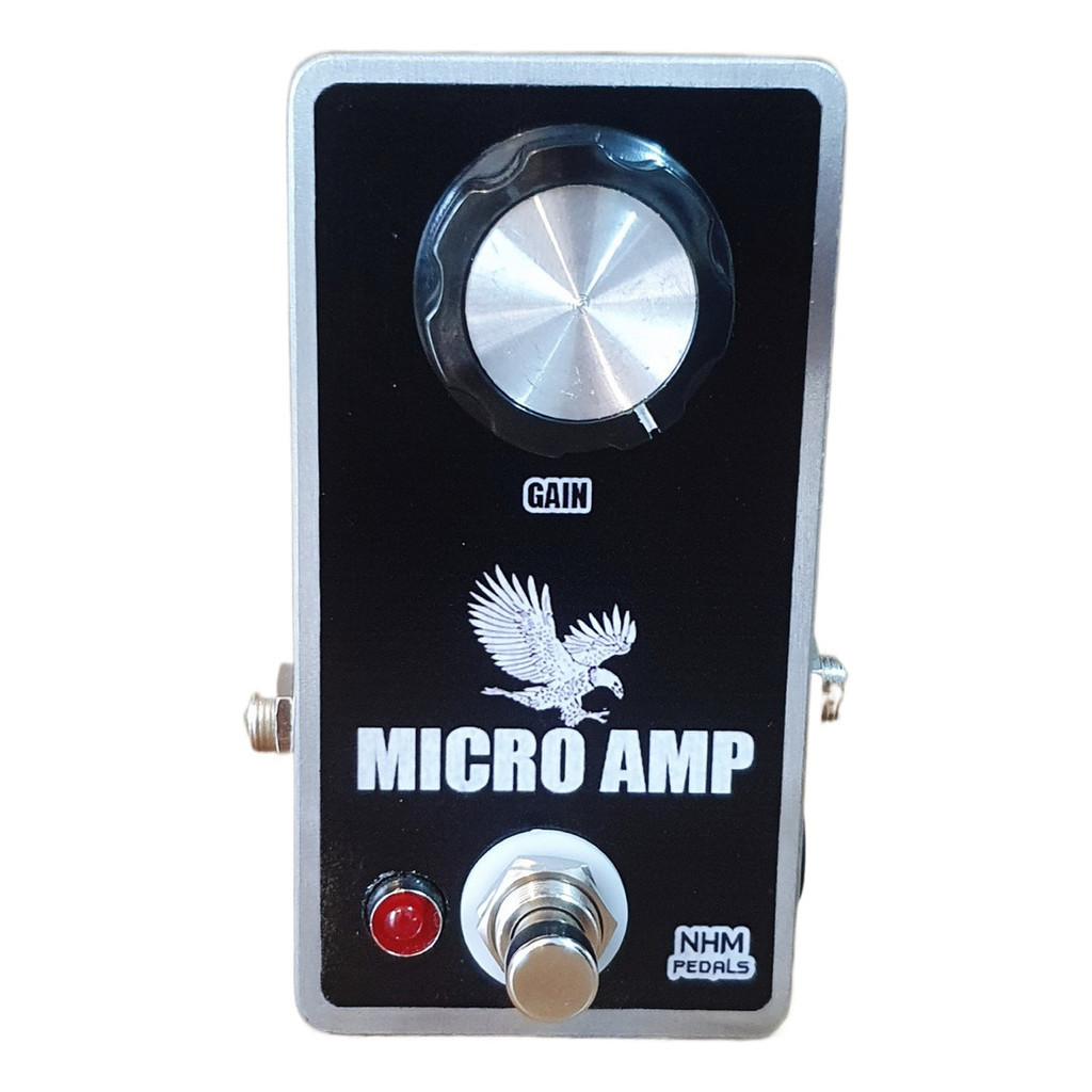 Pedal Nhm Micro Amp Booster Handmade Ñ/é Mxr Boss Joyo Nux