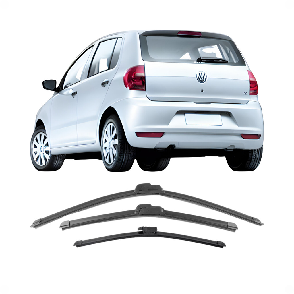 Kit 3 Palheta Volkswagen FOX 2010 2011 2012 Limpador De Parabrisa Dianteiro em Oferta na Shopee