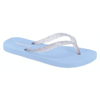 Chinelo Molekinha Tira Translúcida Rosa Preto Azul Glitter Infantil Menina nº 26 ao 36