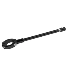 Antena Corta Pipa Moto Retrátil Guidao Aço Inox 7/8 Preto MF10A