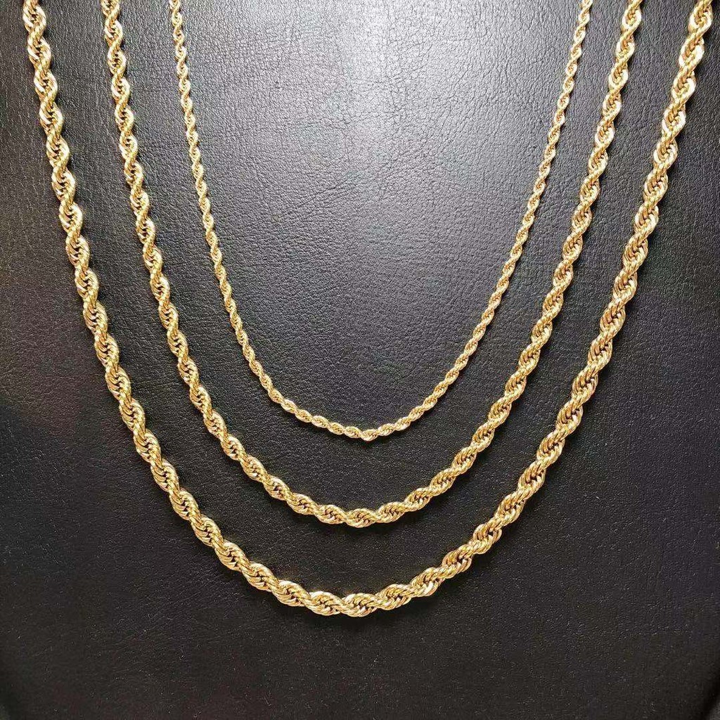 Colar de Corrente/Corrente Aço//Corrente Dourado 70cm/Colar masculino/Colar Bahiano Banho de Ouro 18k