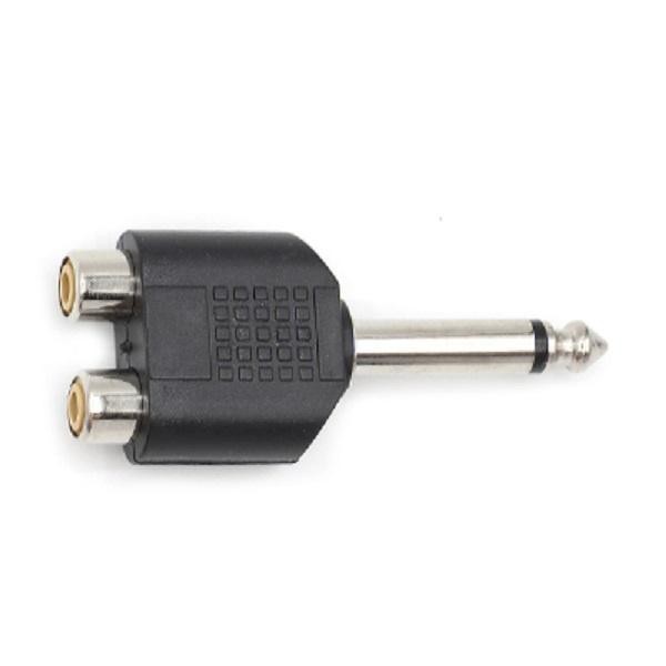 Plug Adaptador P10 Mono X 2 Jack Rca Fêmea em Oferta na Shopee
