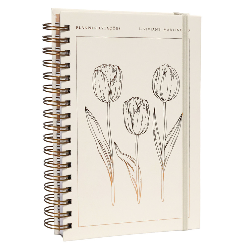 Planner Estações Abstrata | Viviane Martinello em Oferta na Shopee