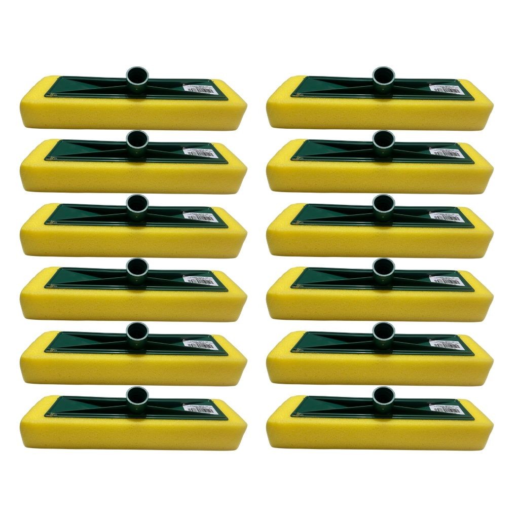 Kit 12 Esfregão Passa Cera EspumaLimpeza Casa Para  Piso Azulejo Laminado - MP