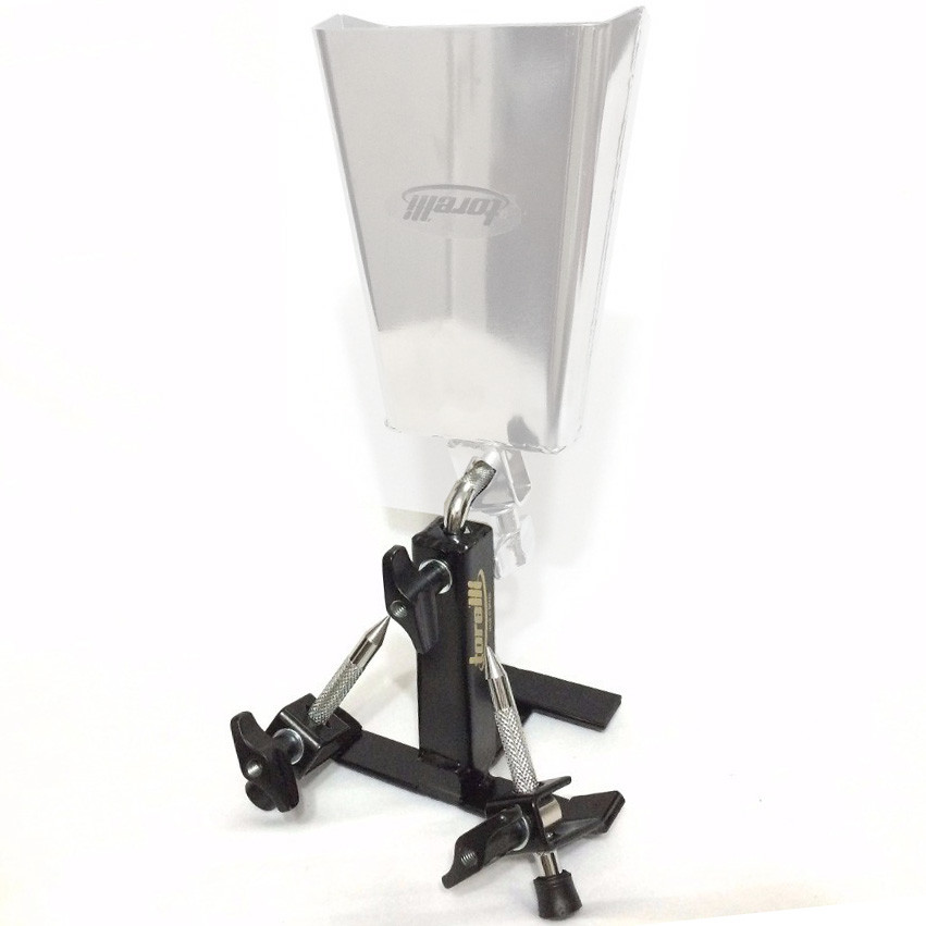 Suporte de cowbell e bloco para pedal de bateria Torelli TA 427