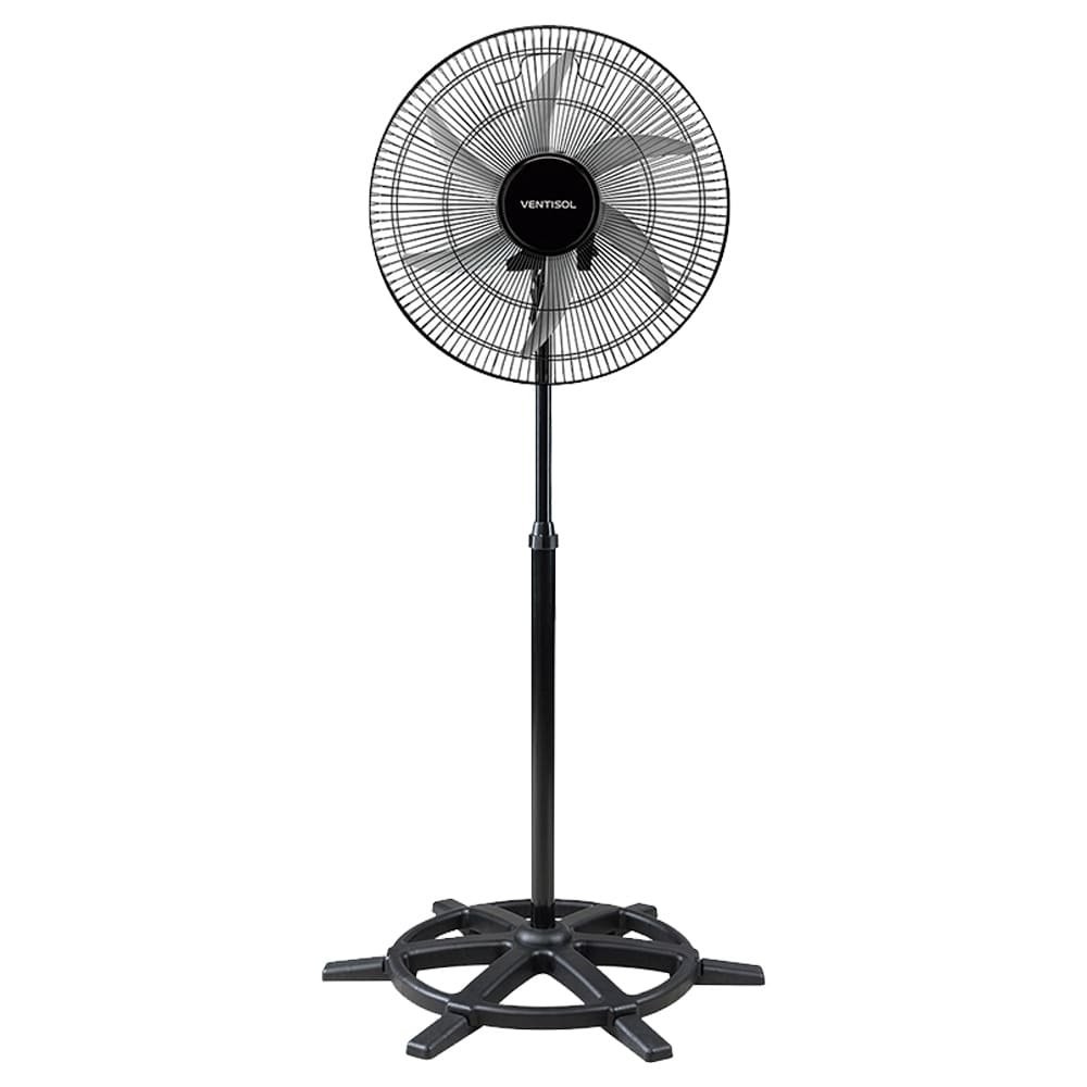 Ventilador de Coluna Ventisol Comercial 50cm, Ajuste Fino de Velocidade, 6 Pás, Preto, Bivolt - Home Appliances