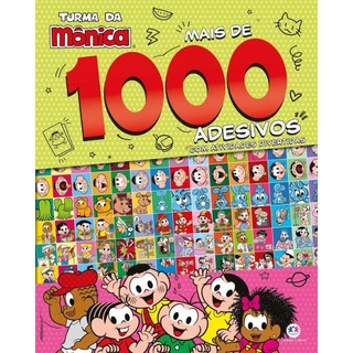 Livro Adesivos Turma da Mônica - Mais de 1000 adesivos em Oferta na Shopee