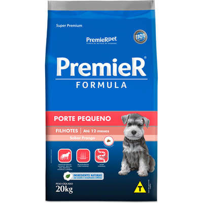 RAÇÃO PREMIER FORMULA FILHOTE PORTE PEQUENO 20KG