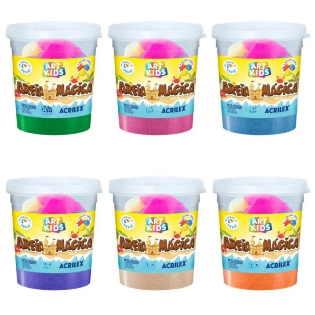 Areia Mágica Cinética 200g Art Kids - Acrilex