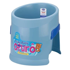 Banheira Ofurô Bebê Prime Baby Confort Azul 0 A 8 Meses