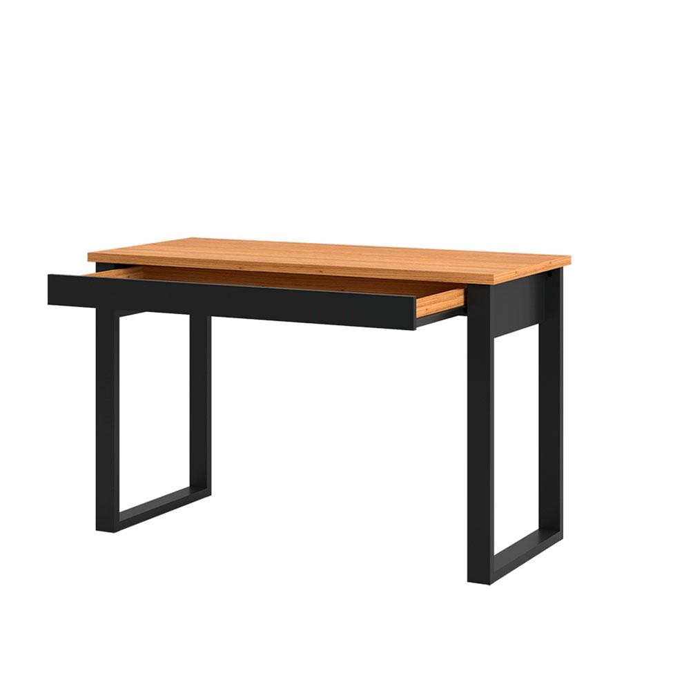 Escrivaninha Anah 1 GV Freijó e Preta em Oferta na Shopee