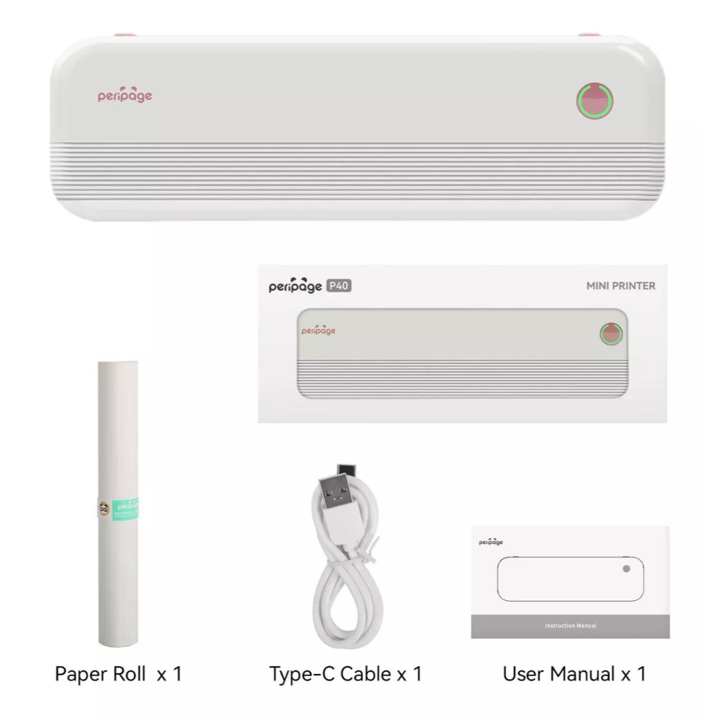 Impressora Térmica A4 Bluetooth Portátil Sem fio Usb A40 em Oferta na Shopee