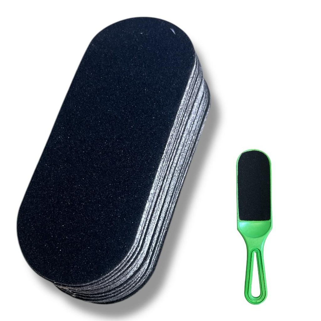 Kit 50 Lixa Preta para Pé Refil 13x5 Diamanty em Oferta na Shopee