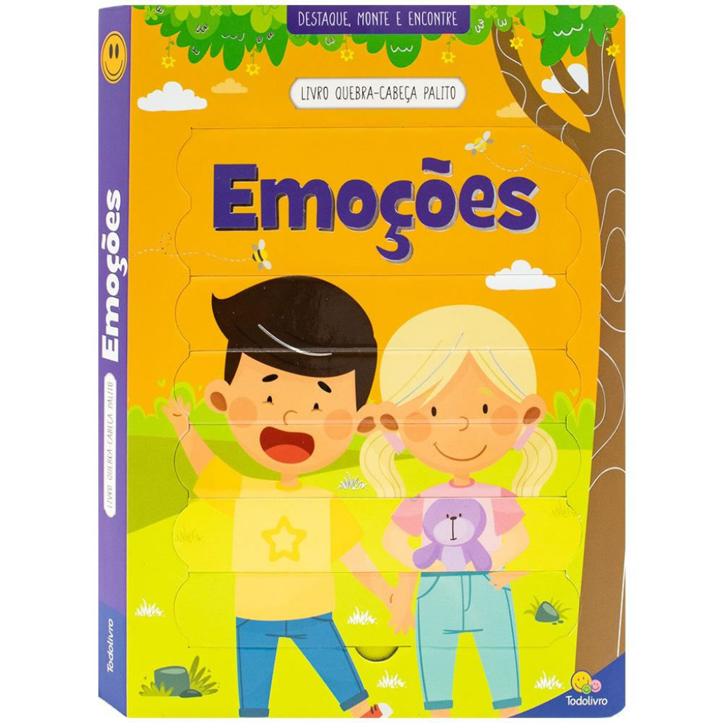 LIVRO QUEBRA CABECA PALITO EMOÇÕES - Books & Magazines