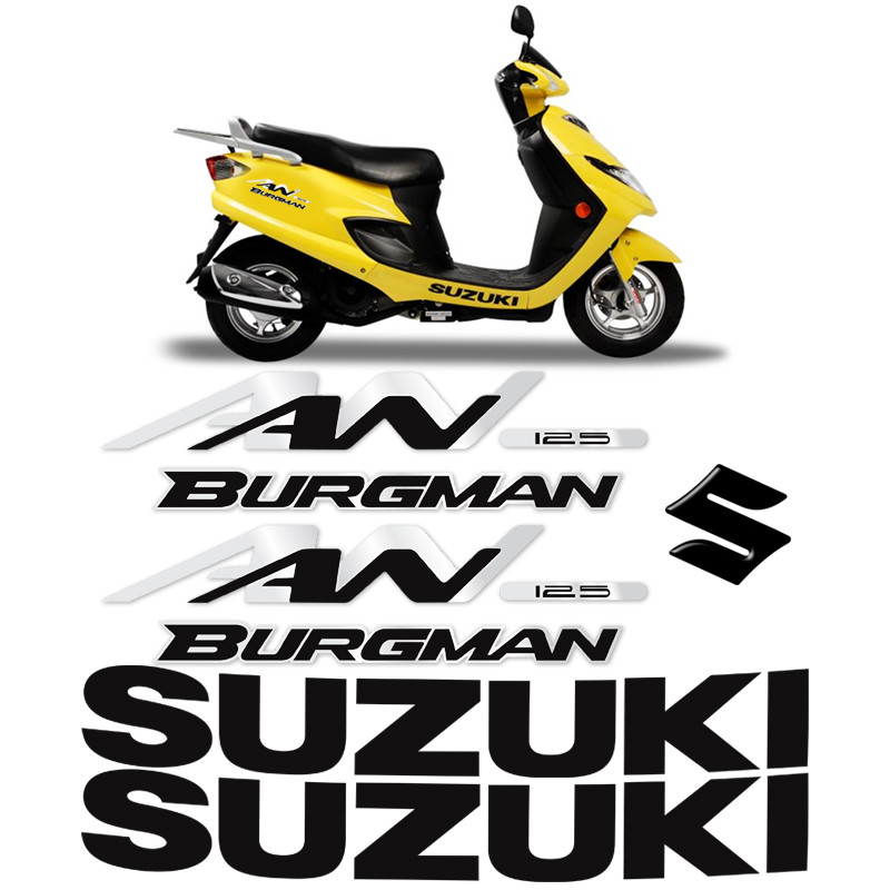 Kit Adesivos Moto Suzuki An Burgman 125 2007 Modelo Original em Oferta na Shopee