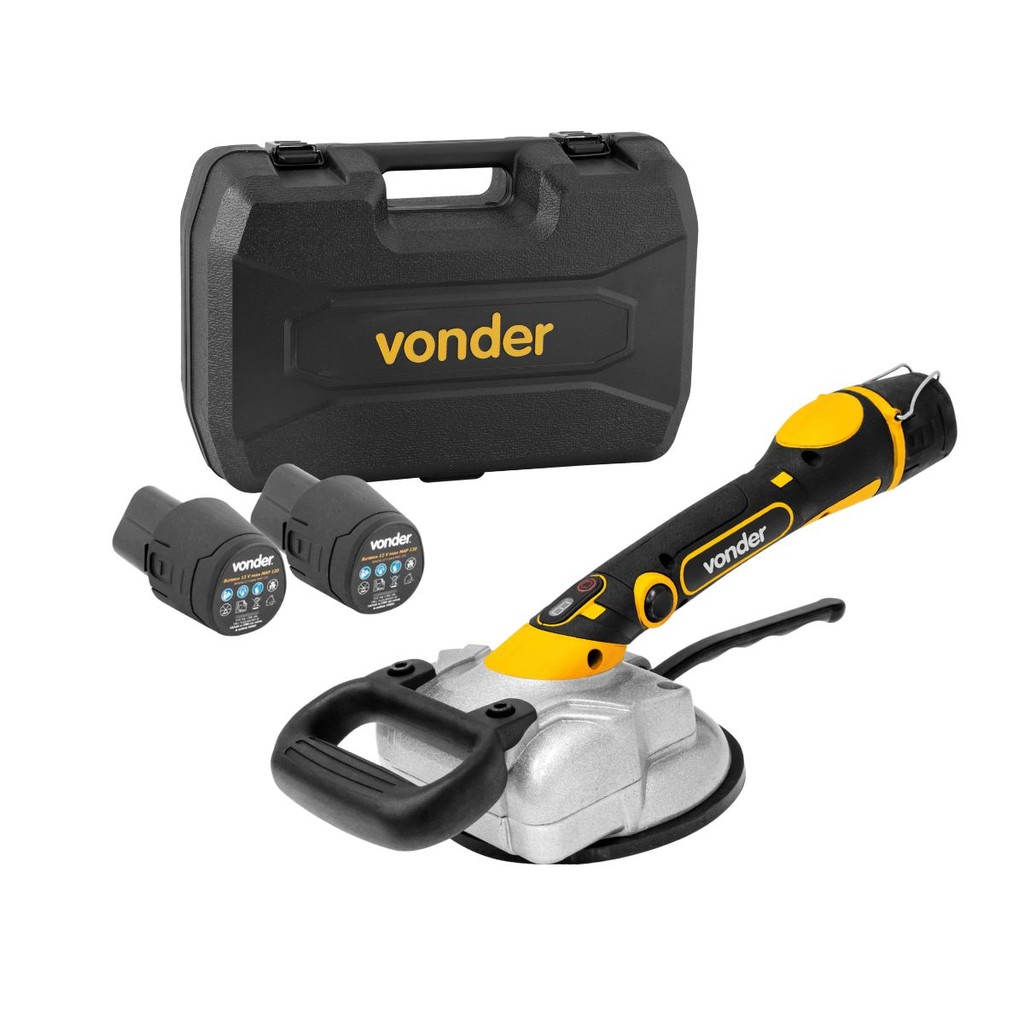 Máquina Assentar Pisos Porcelanato Map125 + 2 Baterias  Vonder em Oferta na Shopee