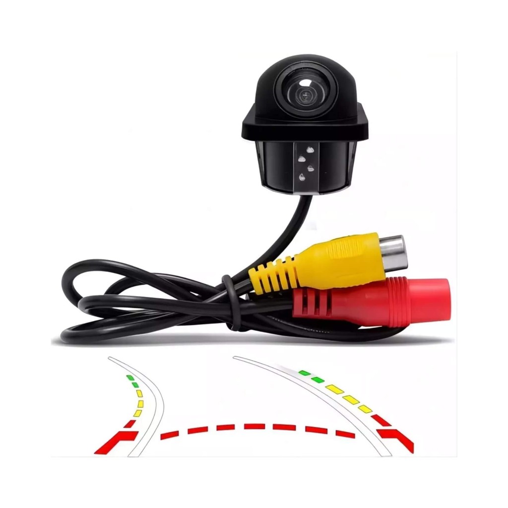 Câmera de Ré 160 Lente Fisheye Resistente a Água Encaixe Tartaruga H-Tech - CR541 — imagem 2 de 2