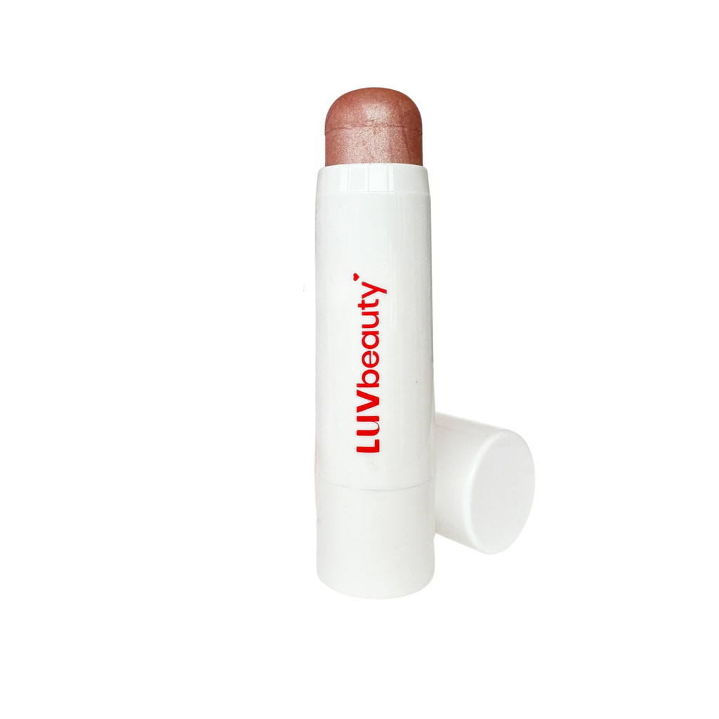Blush em Bastão Luv Beauty I Luv Stick Cor Aura - Batom e Sombra Multifuncional Cremoso com Manteiga de Karité
