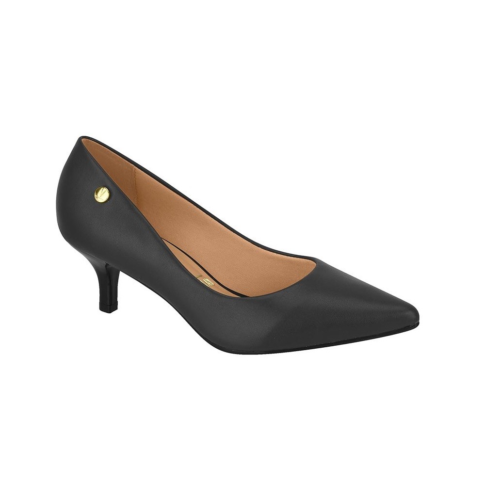 Sapato Scarpin Feminino Vizzano Pelica Preto 1122.828