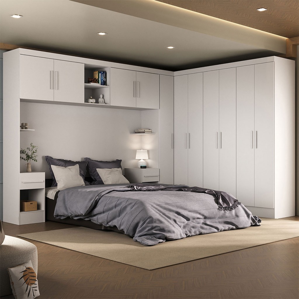 Guarda-Roupa Casal Modulado Soberano 11 Portas 5 Gavetas - Panorama Móveis - Home & Living