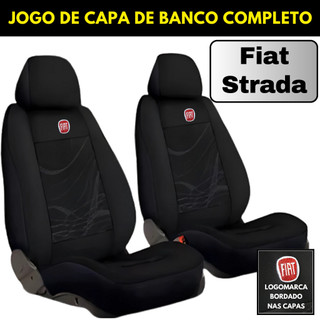 Capa de Proteção Banco Automotivo Fiat Strada 2007-2022 Frente Tecido Grosso
