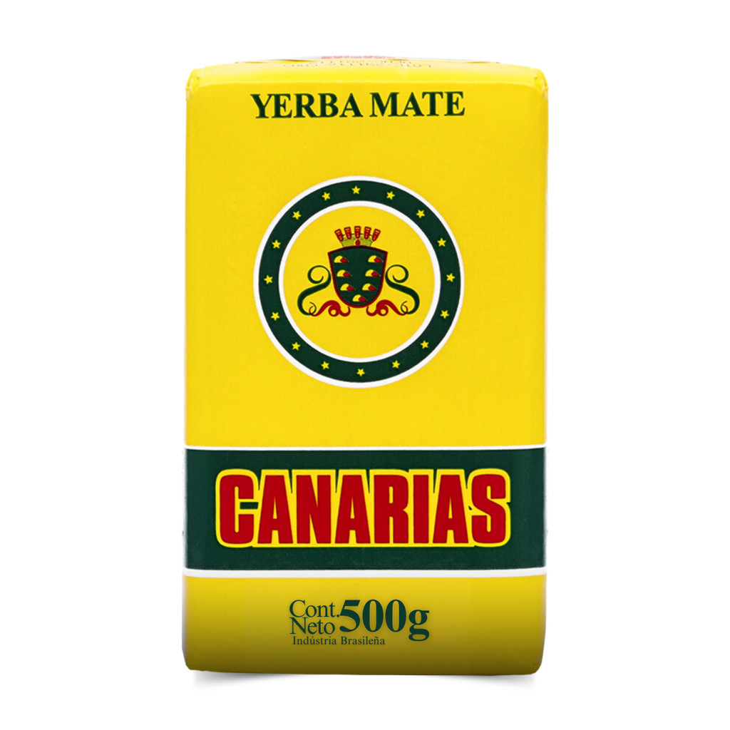 Erva-Mate Tradicional Canarias 500G, Erva Mate Tradicional Padrão Uruguaio Para Chimarrão, Amarelo, Autenticidade Revita