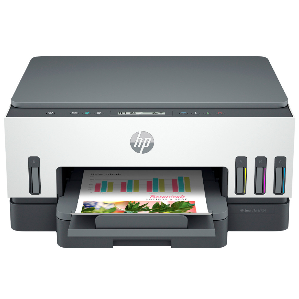 Impressora Multifuncional HP Smart Tank 724 Tanque de Tinta Colorida USB e Wi-Fi Bivolt em Oferta na Shopee