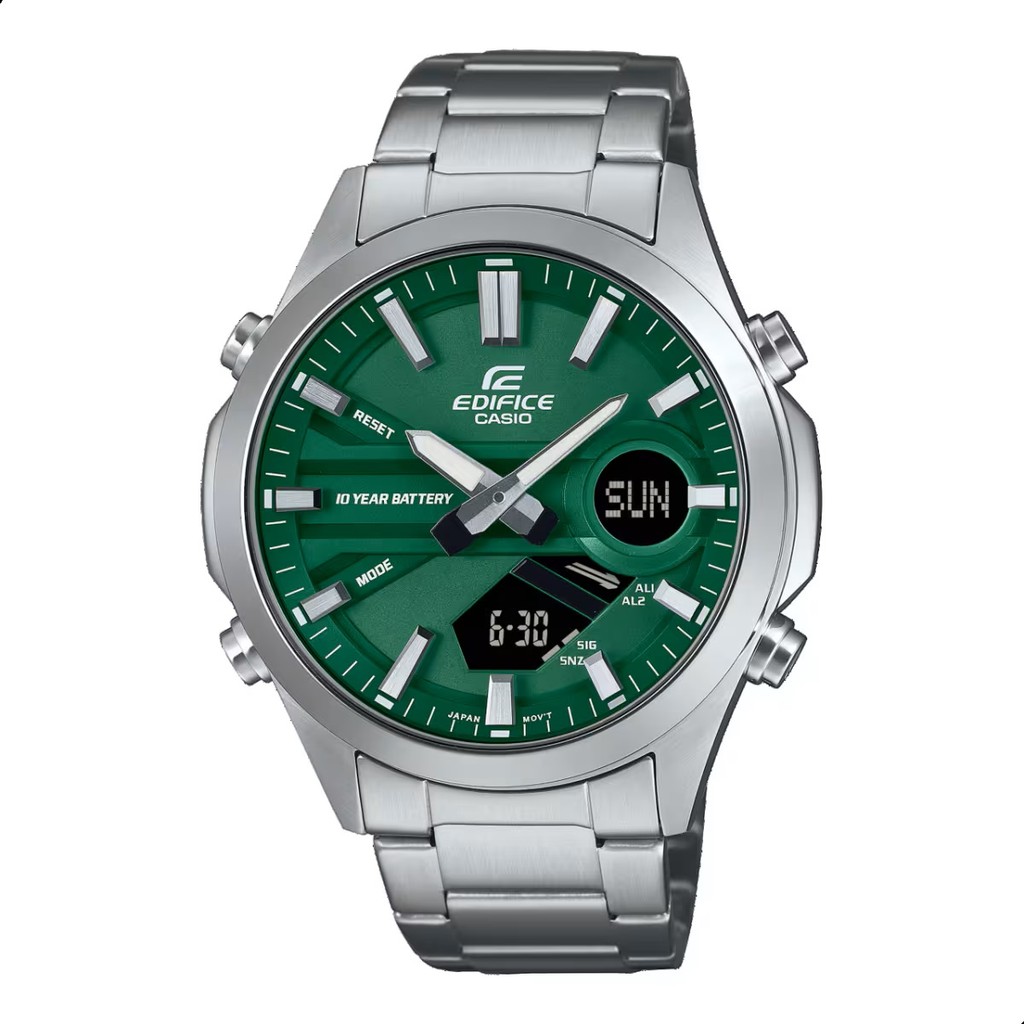Relógio Masculino Casio Edifice Anadigi Verde EFV-C120D-3ADF - Watches