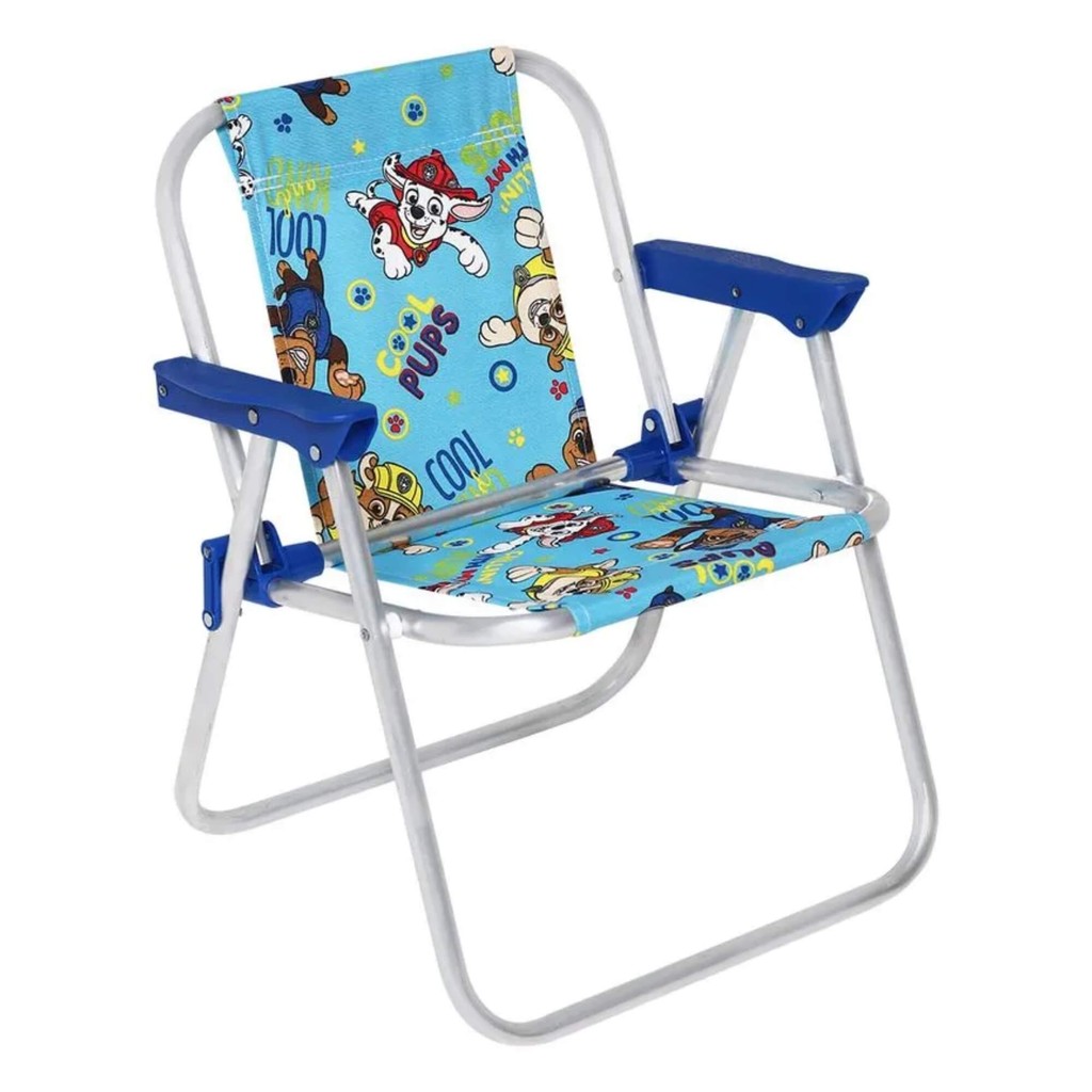 Cadeira Infantil Alumínio Patrulha Canina Azul (P55) Bel - 023602 em Oferta na Shopee