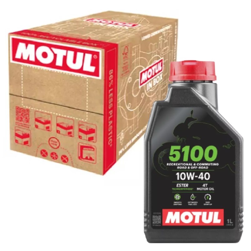 Óleo Motul 5100 10w40 Semissintético 4 Tempos Caixa 12 Litros em Oferta na Shopee