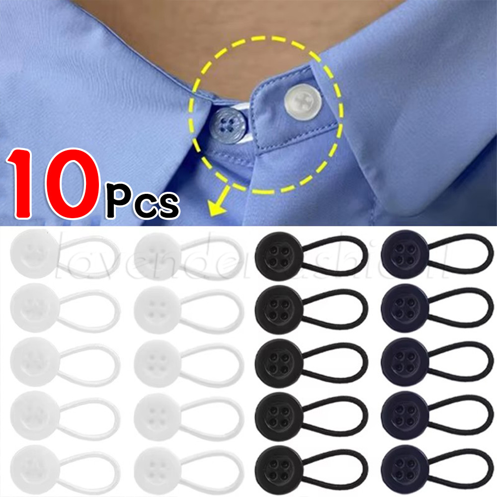 Fivela De Extensão De Colarinho De 10 Unidades-Elástico , Ajustável , Extensível-Botão Extensor De Punho-Para Vestido , em Oferta na Shopee