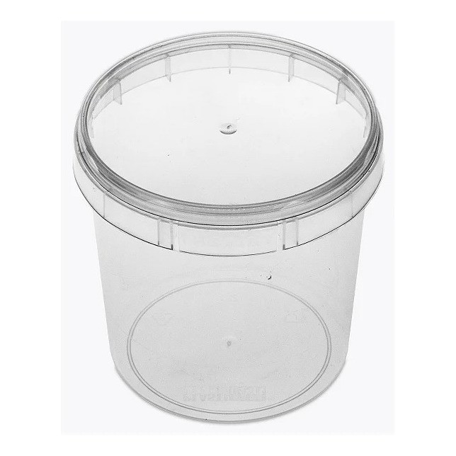 200un Pote Redondo Com Lacre Bolo No Pote Descartável 220ml