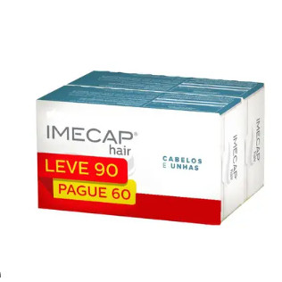 Imecap Hair Cabelos E Unhas 90 Cápsulas