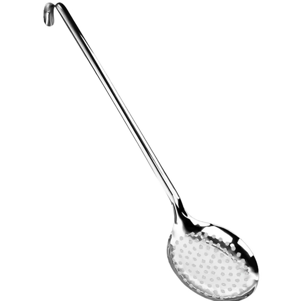 Escumadeira Espumadeira de Inox Grande Profissional Restaurante Industrial 50cm Weck