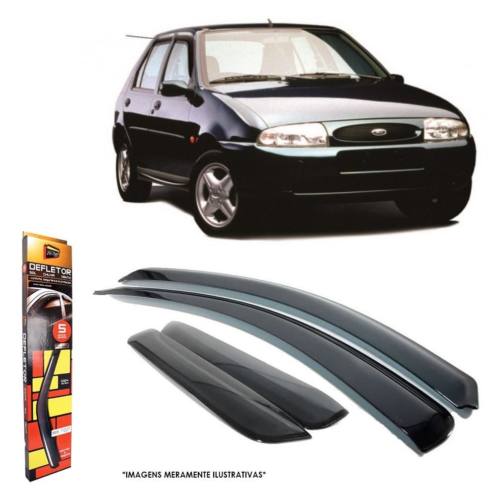 Calha de Chuva Fiesta Street Hatch 1996 até 2004 4 portas TG Poli - 21004 em Oferta na Shopee