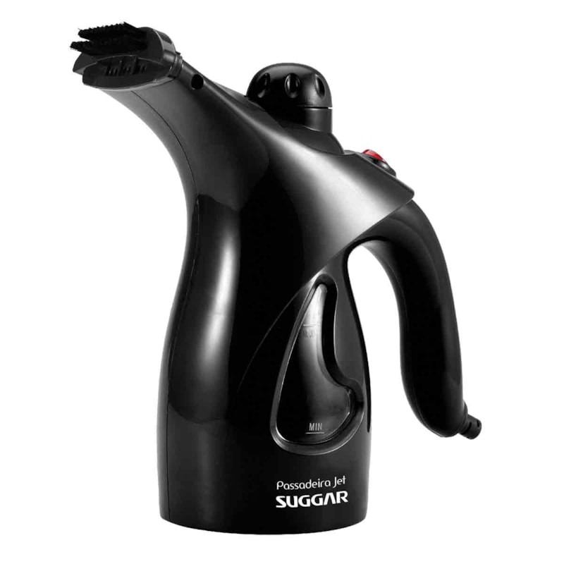 Passadeira de Roupas Jet Portátil Preta Bivolt Suggar PV1000PT em Oferta na Shopee