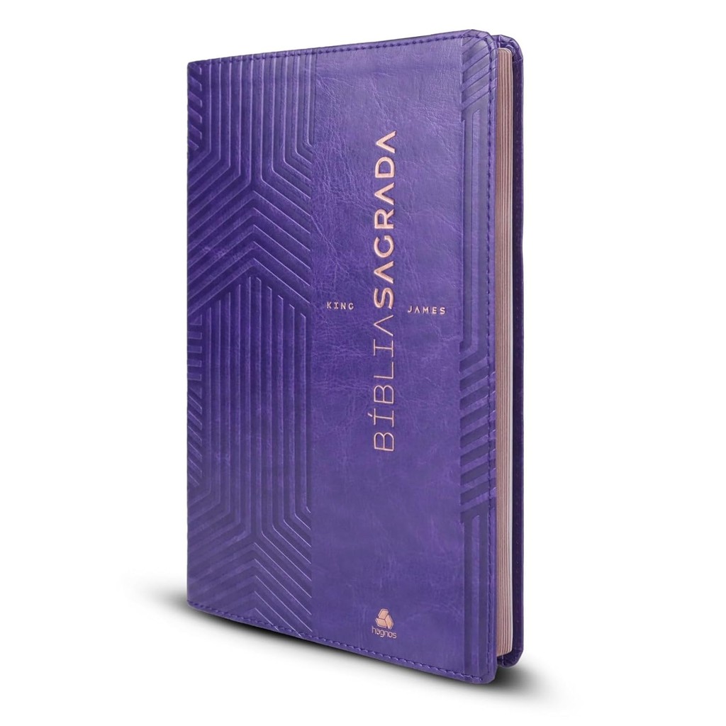 Bíblia Sagrada King James | Ultrafina Slim | Capa Luxo | Lilás em Oferta na Shopee